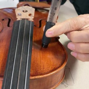 Thickness Gauge for Violin, Viola and Cello