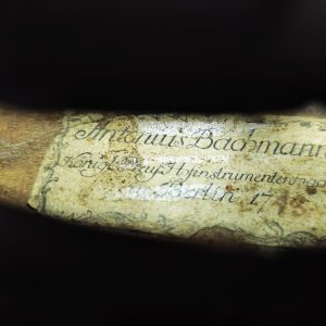 Antius Bachmann 1745 Pattern Violin