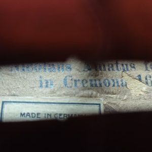 Nicolo Amati Copy, German, c.100 Years Old